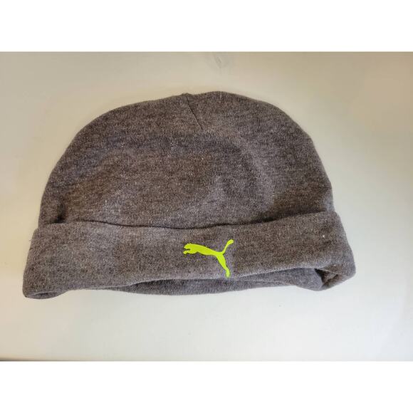 Unisex Boy Girl Newborn Baby Gray Puma Logo Cap Hat Gift - Picture 1 of 7